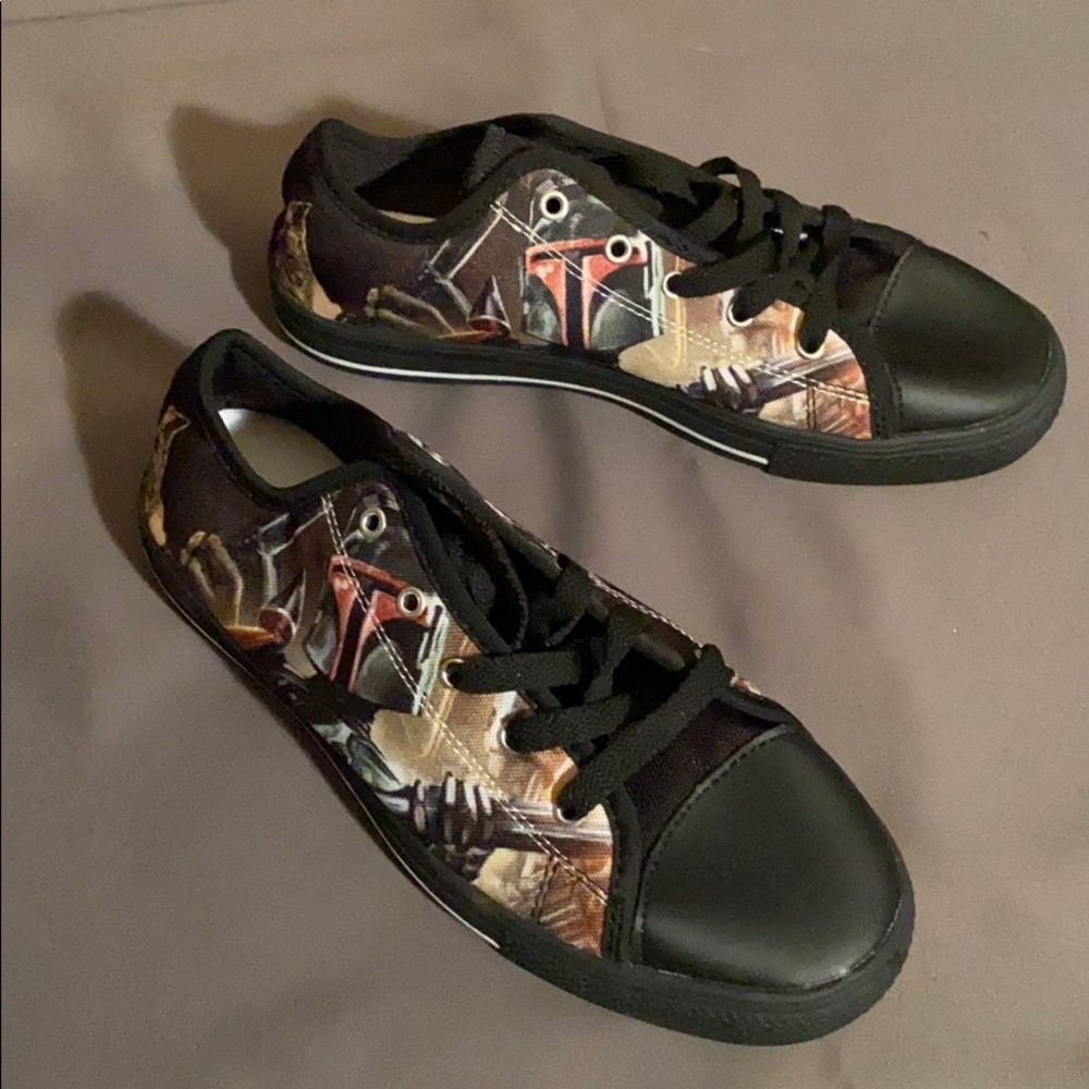 Boba Fett Chuck Taylor Ankle Style Shoes